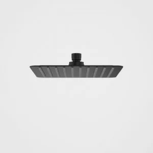 Urbane II Rain Shower Head 200mm Square Matte 4Star | Made From Brass In Black By Caroma by Caroma, a Showers for sale on Style Sourcebook