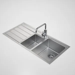 Compass 1.5 Bowl Sink Right Hand Bowl 1Th | Made From Stainless Steel By Caroma by Caroma, a Kitchen Sinks for sale on Style Sourcebook