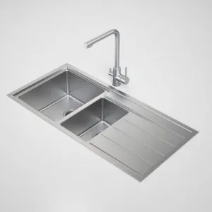 Compass 1.5 Bowl Sink Left Hand Bowl 0Th | Made From Stainless Steel By Caroma by Caroma, a Kitchen Sinks for sale on Style Sourcebook