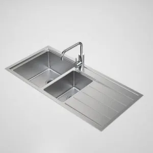 Compass 1.5 Bowl Sink Left Hand Bowl 1Th | Made From Stainless Steel By Caroma by Caroma, a Kitchen Sinks for sale on Style Sourcebook