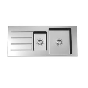 Evolution Care 1.5 End Right Hand Bowl Overmount 1Th | Made From Stainless Steel By Caroma by Caroma, a Kitchen Sinks for sale on Style Sourcebook