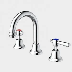 Caravelle Classic Lever Basin Set Ceramic Disc | Made From Brass In Chrome Finish By Caroma by Caroma, a Bathroom Taps & Mixers for sale on Style Sourcebook