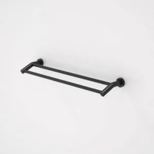 Cosmo Double Towel Rail 630mm | Made From Metal In Black By Caroma by Caroma, a Towel Rails for sale on Style Sourcebook