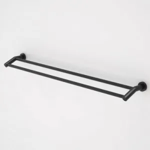 Cosmo Double Towel Rail 930mm | Made From Metal In Black By Caroma by Caroma, a Towel Rails for sale on Style Sourcebook