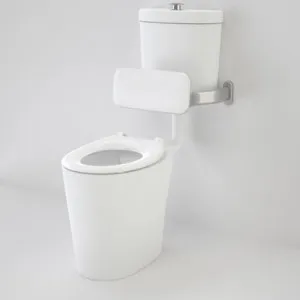 Care 610 Cleanflush Connector P Trap Suite With Backrest And Caravelle Single Flap Seat In White By Caroma by Caroma, a Toilets & Bidets for sale on Style Sourcebook