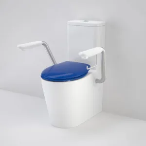Care 660 Cleanflush Wall Faced Cc Easy Height Bi Suite With Armrests And Caravelle Double Flap Seat Sb In White By Caroma by Caroma, a Toilets & Bidets for sale on Style Sourcebook