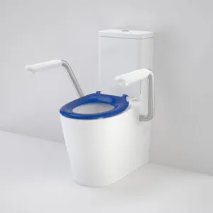 Care 660 Cleanflush Wall Faced Cc Easy Height Bi Suite With Armrests And Caravelle Single Flap Seat Sb In White By Caroma by Caroma, a Toilets & Bidets for sale on Style Sourcebook