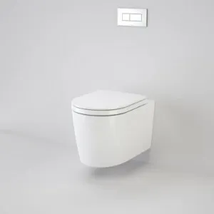 Liano Cleanflush® Wall Hung Invisi Series Ii® Toilet Suite Uc In White By Caroma by Caroma, a Toilets & Bidets for sale on Style Sourcebook