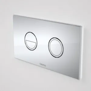Invisi Series Ii® Round Dual Flush Plate & Buttons Satin | Made From Metal In Chrome Finish By Caroma by Caroma, a Toilets & Bidets for sale on Style Sourcebook