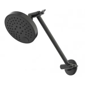 Luna 3 Function Adjustable Wall Shower Rose & Arm 120mm 3Star | Made From Metal In Black By Caroma by Caroma, a Showers for sale on Style Sourcebook