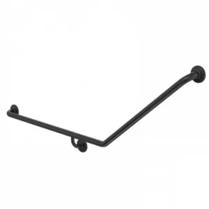 Care Support Grab Rail 140 Degree 870X700 Angled Right Matte | Made From Rubber In Black By Caroma by Caroma, a Showers for sale on Style Sourcebook