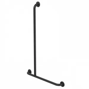 Care Support Grab Rail 1100X700 T-Bar Right Matte | Made From Rubber In Black By Caroma by Caroma, a Showers for sale on Style Sourcebook