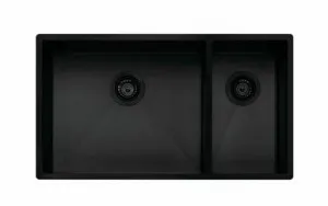 Spectra 1 & 1/2 Bowl Sink 790mm X 405mm | Made From Stainless Steel In Black By Oliveri by Oliveri, a Kitchen Sinks for sale on Style Sourcebook