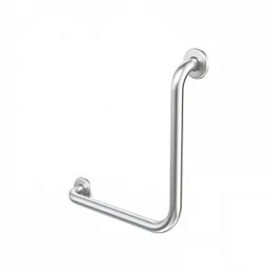 Care Support Grab Rail 90Deg 450mm X 450mm Right Hand/Left Hand Universal Brushed | Made From Stainless Steel By Caroma by Caroma, a Showers for sale on Style Sourcebook