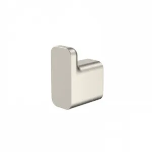 Luna Robe Hook | Made From Brass In Brushed Nickel By Caroma by Caroma, a Shelves & Hooks for sale on Style Sourcebook