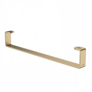 Urbane II Thin Edge Hand Wall Basin Integrated Rail PVD Brushed | Made From Brass/Brushed Brass By Caroma by Caroma, a Towel Rails for sale on Style Sourcebook