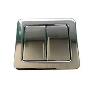 Cube Cistern Button & Bezel Chrome In Chrome Finish By Caroma by Caroma, a Toilets & Bidets for sale on Style Sourcebook