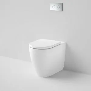 Urbane II Cleanflush® Invisi Series II® Wall Faced Toilet Suite Bottom Inlet With Soft Close Seat 4Star In White By Caroma by Caroma, a Toilets & Bidets for sale on Style Sourcebook