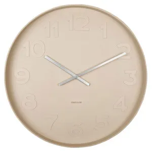 Karlsson Mr Wall Clock, 50cm, Sand Brown by Karlsson, a Clocks for sale on Style Sourcebook
