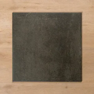 Burleigh Charcoal Matt Cushioned Edge Porcelain Tile 450x450mm by The Blue Space, a Stone Look Tiles for sale on Style Sourcebook