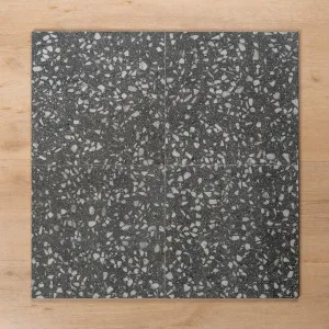 Island Terrazzo Charcoal Matt P4 Porcelain Tile 300x300mm by The Blue Space, a Terrazzo Look Tiles for sale on Style Sourcebook