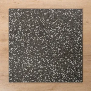 Island Terrazzo Charcoal Matt P4 Porcelain Tile 600x600mm by The Blue Space, a Terrazzo Look Tiles for sale on Style Sourcebook