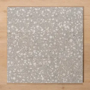 Island Terrazzo Grey Matt P4 Porcelain Tile 150x150mm by The Blue Space, a Terrazzo Look Tiles for sale on Style Sourcebook