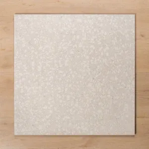 Island Terrazzo White Matt P4 Porcelain Tile 600x600mm by The Blue Space, a Terrazzo Look Tiles for sale on Style Sourcebook
