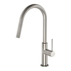 Vivid Slimline Sink Mixer With Pull-Out Spray 5Star | Made From Brass In Brushed Nickel By Phoenix by PHOENIX, a Kitchen Taps & Mixers for sale on Style Sourcebook