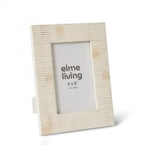 Zev 4 x 6" Photo Frame - 10 x 3 x 15cm by Elme Living, a Photo Frames for sale on Style Sourcebook