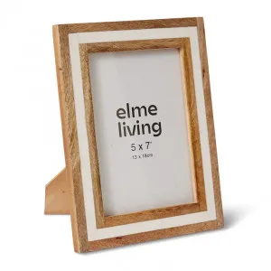 Pedro 5 x 7" Photo Frame - 13 x 3 x 18cm by Elme Living, a Photo Frames for sale on Style Sourcebook
