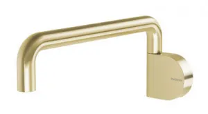 Designer Swivel Round Bath Spout 230mm Brushed In Gold By Phoenix by PHOENIX, a Bathroom Taps & Mixers for sale on Style Sourcebook