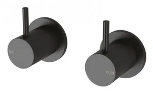 Vivid Slimline Wall Taps (Top Assemblies) 15mm Extended Spindles (Pair) In Matte Black By Phoenix by PHOENIX, a Bathroom Taps & Mixers for sale on Style Sourcebook
