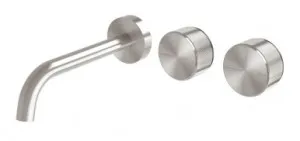Wall Bath Or Basin Mixer Hostess Set (180mm Fixed Spout) In Brushed Nickel By Phoenix by PHOENIX, a Bathroom Taps & Mixers for sale on Style Sourcebook