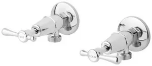 Rhapsody Wall Lever Washing Machine Taps 1/4 Turn Ceramic Disc Chrome (Pair) In Chrome Finish By Phoenix by PHOENIX, a Laundry Taps for sale on Style Sourcebook