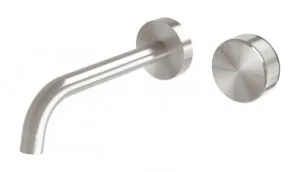 Wall Bath Or Basin Mixer Set (180mm Fixed Spout) In Brushed Nickel By Phoenix by PHOENIX, a Bathroom Taps & Mixers for sale on Style Sourcebook