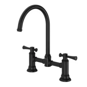 Cromford Exposed Sink Set 4Star In Matte Black By Phoenix by PHOENIX, a Kitchen Taps & Mixers for sale on Style Sourcebook