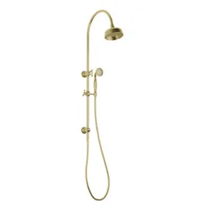 Cromford Twin Shower 4Star Brushed In Gold By Phoenix by PHOENIX, a Showers for sale on Style Sourcebook