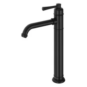 Cromford Hob Tall/Vessel Basin Mixer 6Star In Matte Black By Phoenix by PHOENIX, a Bathroom Taps & Mixers for sale on Style Sourcebook