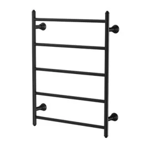 Cromford Heated Towel Ladder 550mm X 750mm In Matte Black By Phoenix by PHOENIX, a Bathroom Accessories for sale on Style Sourcebook