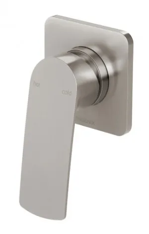 Mekko Switchmix Wall Bath Or Shower Mixer Fit-Off Kit In Brushed Nickel By Phoenix by PHOENIX, a Bathroom Taps & Mixers for sale on Style Sourcebook