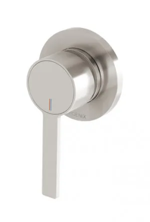 Lexi Mkii Switchmix Wall Bath Or Shower Fit-Off Kit In Brushed Nickel By Phoenix by PHOENIX, a Bathroom Taps & Mixers for sale on Style Sourcebook