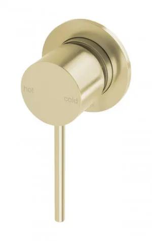 Vivid Slimline Switchmix Wall Bath Or Shower Mixer (60mm Backplate) Fit-Off Kit Brushed In Gold By Phoenix by PHOENIX, a Bathroom Taps & Mixers for sale on Style Sourcebook
