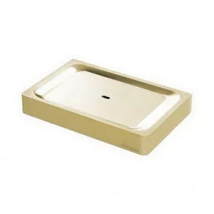 Gloss Soap Dish Brushed In Gold By Phoenix by PHOENIX, a Soap Dishes & Dispensers for sale on Style Sourcebook
