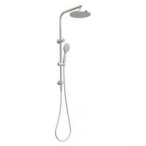 Vivid Slimline Twin Shower 5Star | Made From Brass In Brushed Nickel By Phoenix by PHOENIX, a Showers for sale on Style Sourcebook