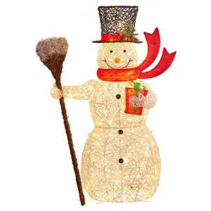 Mantylan LED Light Up Outdoor Christmas Snowman Figurine, 150cm by Swishmas, a Statues & Ornaments for sale on Style Sourcebook