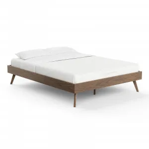 Stella Queen Bed Base, Walnut by L3 Home, a Beds & Bed Frames for sale on Style Sourcebook