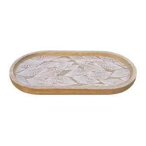 Maya Mango Wood Oblong Serving Tray, Small by A.Ross Living, a Trays for sale on Style Sourcebook