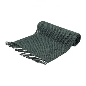 Rowan Jute Table Runner, 180x37cm, Emerald by j.elliot HOME, a Table Cloths & Runners for sale on Style Sourcebook