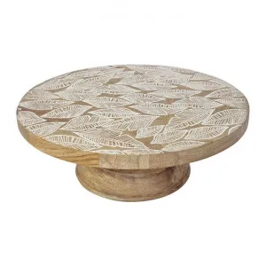 Maya Mango Wood Cake Stand by j.elliot HOME, a Cake Stands for sale on Style Sourcebook